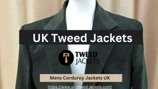 Mens Corduroy Jackets UK - Uk-tweed-jackets.com