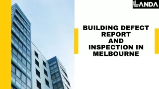 Building Defect Report And Inspection in Melbourne