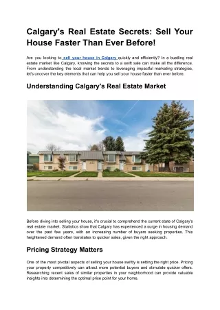 Calgary's Real Estate Secrets_ Sell Your House Faster Than Ever Before!  - Ramesh Verma