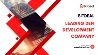 Defi Development Company - Bitdeal