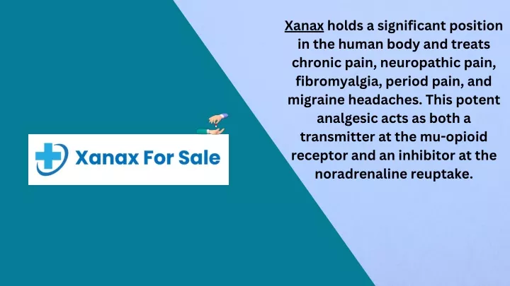 xanax holds a significant position in the human