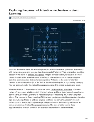 exploring the power of attention mechanism