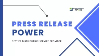 press release distribution online