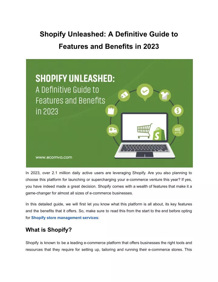 shopify unleashed a definitive guide to