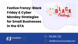 Festive Frenzy: Black Friday & Cyber Monday Strategies for Small Businesses in t