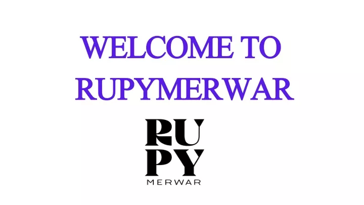 welcome to rupymerwar