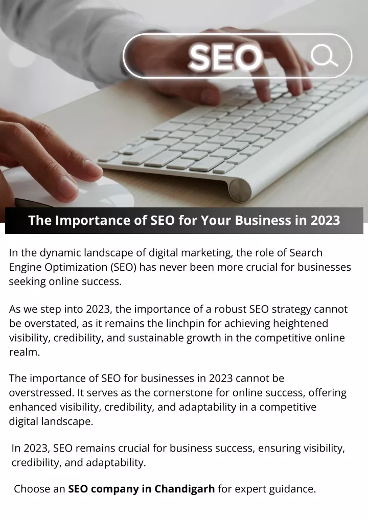 the importance of seo for your business in 2023