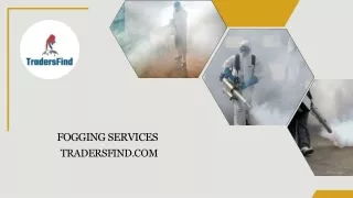 Effective Fogging Services in UAE | TradersFind