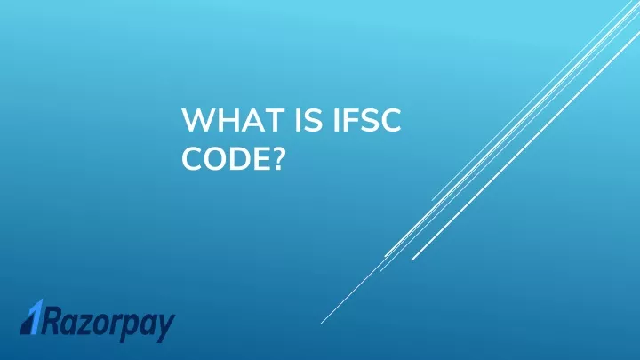 what is ifsc code