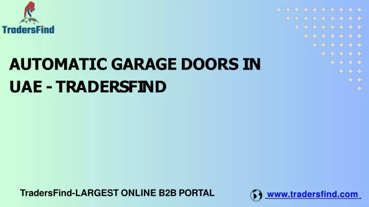 automatic garage doors in u a e t r a d e r s f i n d