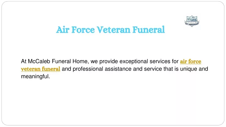 air force veteran funeral