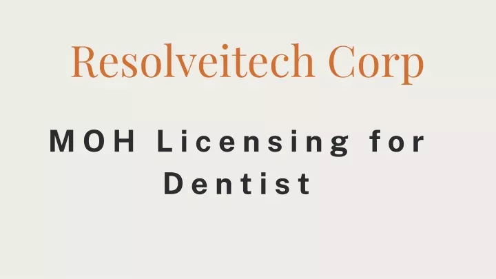 resolveitech corp