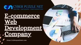 E-commerce Web Development Company - Cyber Puzzle Net