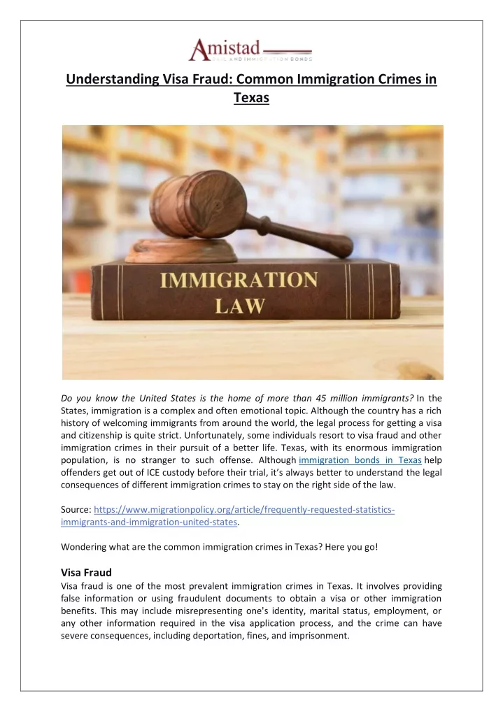 understanding visa fraud common immigration