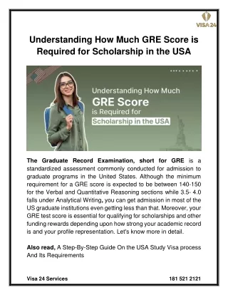understanding how much gre score is required