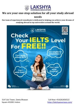 we are your one stop solution for all your study