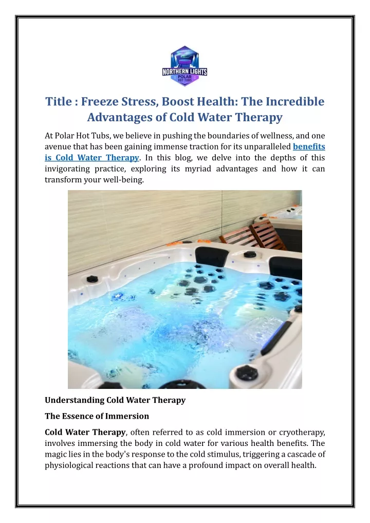 title freeze stress boost health the incredible