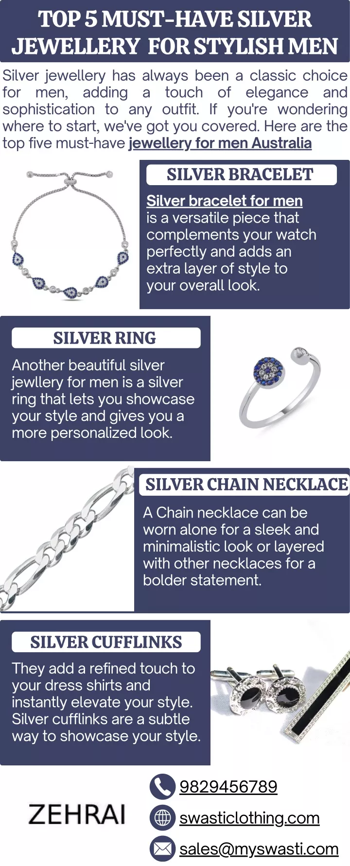 top 5 must have silver jewellery for stylish