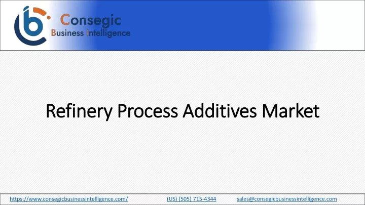 refinery process additives market