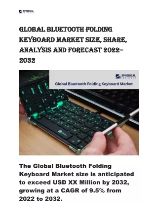 Global Bluetooth Folding Keyboard Market