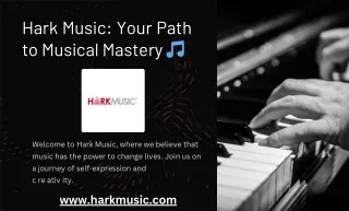 Elevate Your Musical Skills with Hark Music's Expert Instructors in Singapore
