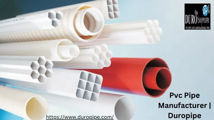 pvc pipe manufacturer duropipe