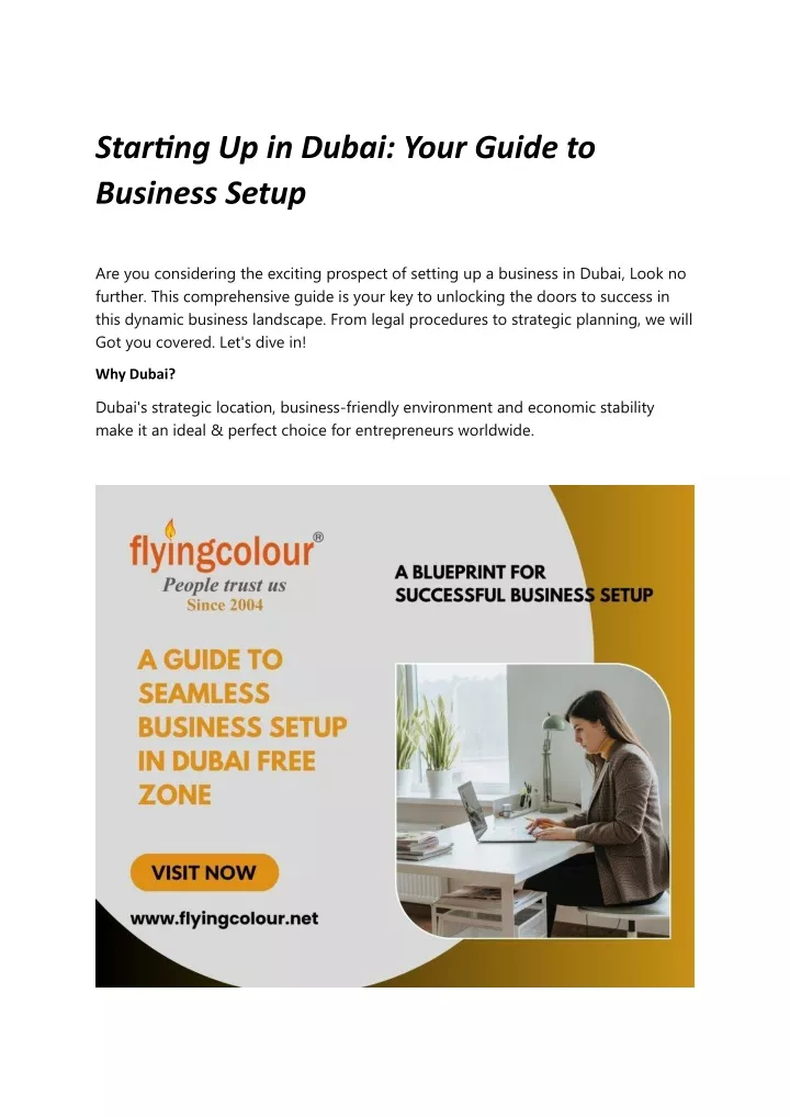 starting up in dubai your guide to business setup
