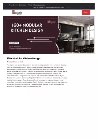 160  Modular Kitchen Design