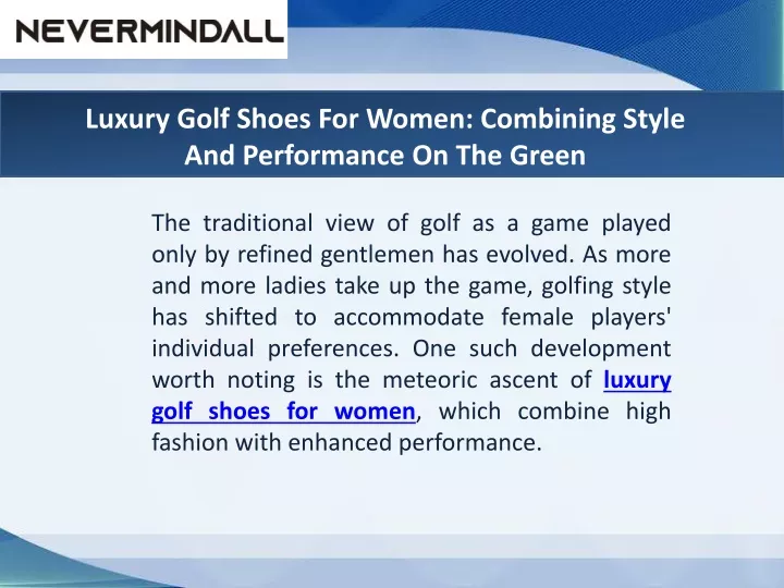 luxury golf shoes for women combining style and performance on the green