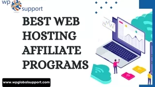 Best Web Hosting Affiliate Programs