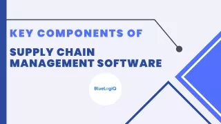 Key Components of Supply Chain Management Software