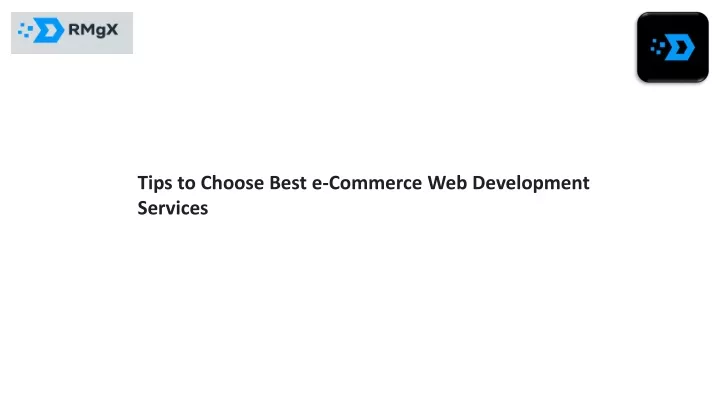 tips to choose best e commerce web development