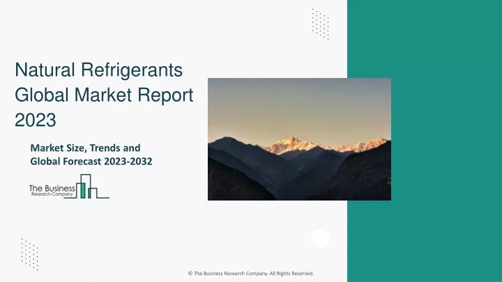 natural refrigerants global market report 2023