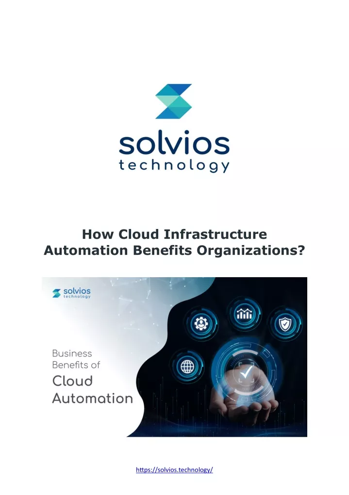 how cloud infrastructure automation benefits