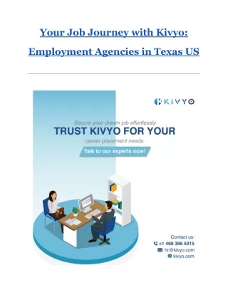 Employment Agencies in Texas USA