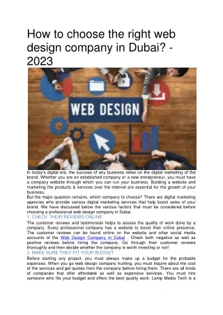 Website Design Company in Dubai | UAE