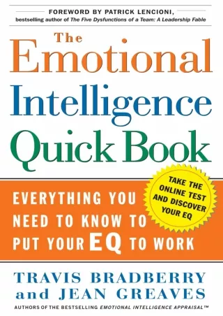 READ [PDF] The Emotional Intelligence Quick Book