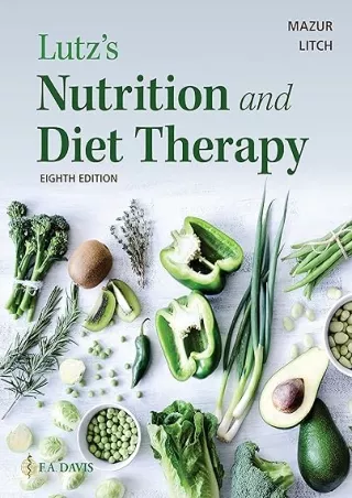 Read ebook [PDF] Lutz's Nutrition and Diet Therapy
