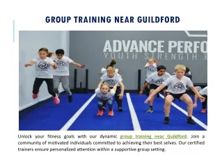 Group Training Near Guildford