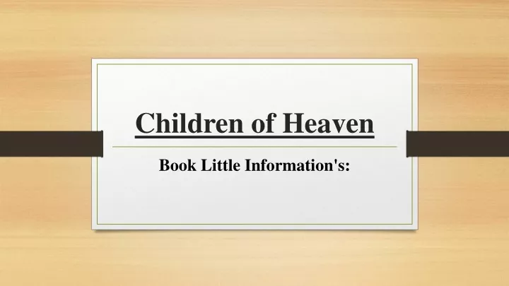 children of heaven