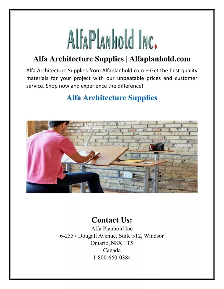 alfa architecture supplies alfaplanhold com
