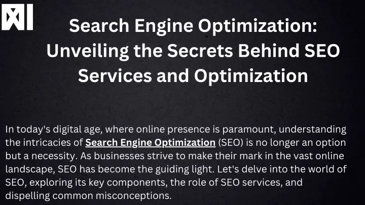 search engine optimization unveiling the secrets