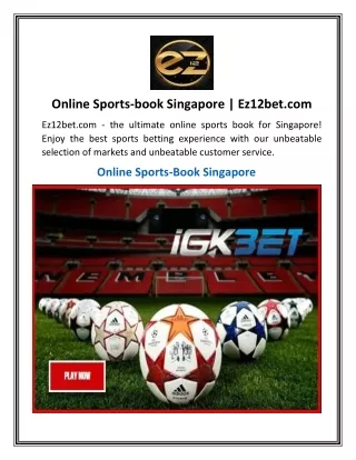 Online Sports-Book Singapore