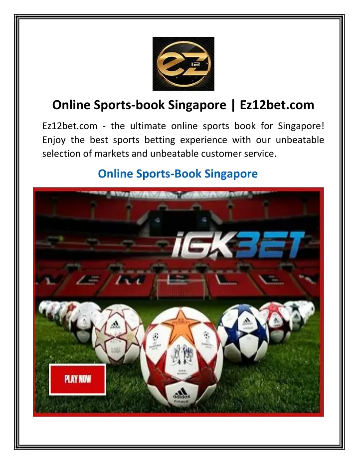 online sports book singapore ez12bet com