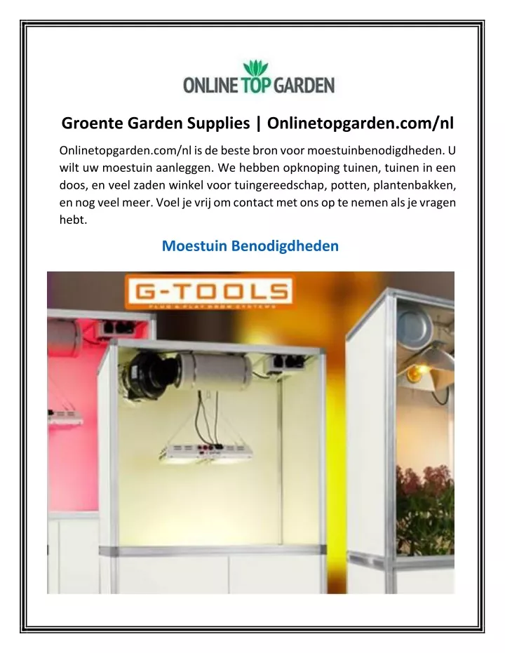 groente garden supplies onlinetopgarden com nl