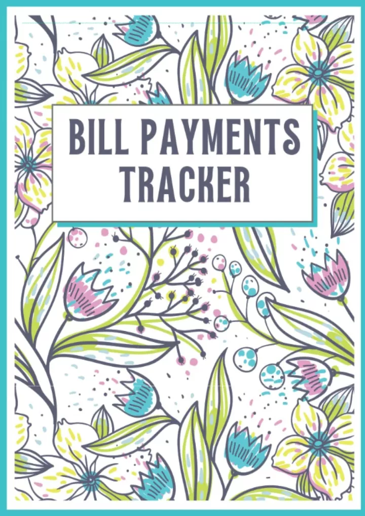download pdf bill payment tracker monthly bill