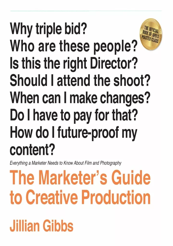 pdf download the marketer s guide to creative
