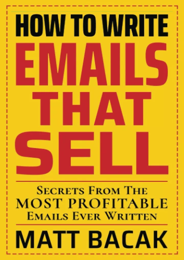 read download how to write emails that sell