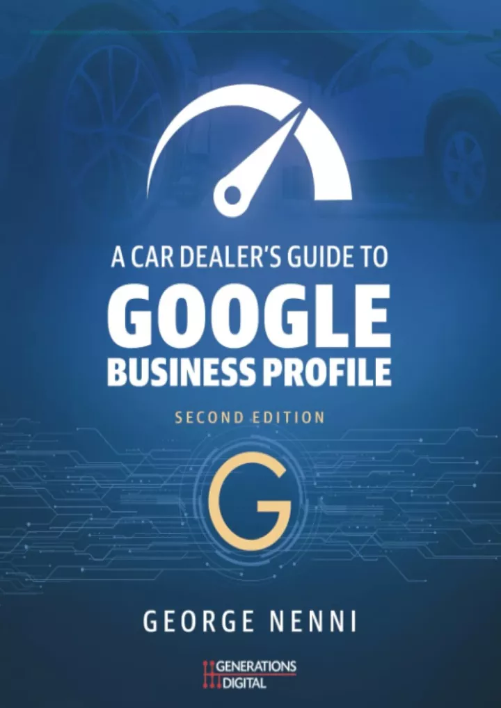 download book pdf a car dealer s guide to google