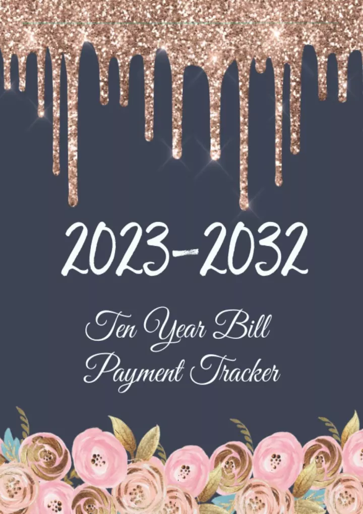 pdf read online ten year bill payment tracker
